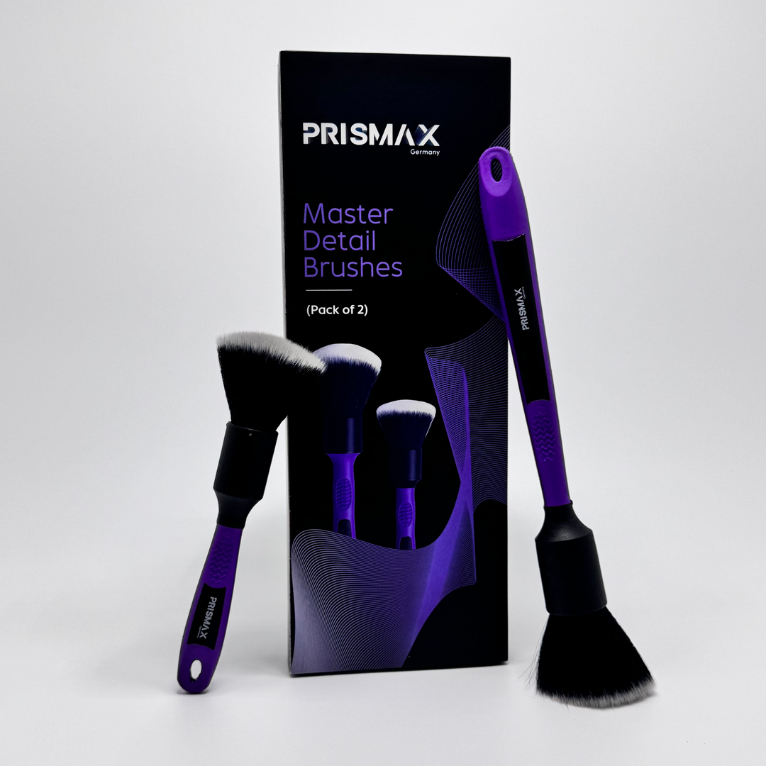 MasterDetail Brushes – Premium Professional-Grade Brushes (Pack of 2) - Prismax - Car Care Products