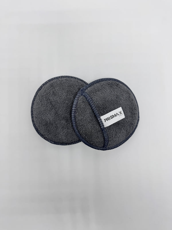 Prismax Microfibre Applicator (Pack of 2) Washable and reusable Soft pad for wax, polish, interior dressing and multi-Purpose Pad