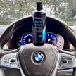Prismax InterioRevive interior refurbishment lotion applied to car dashboard and interior surfaces for a refreshed look.