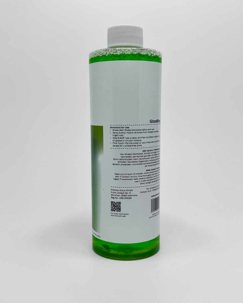 GlassBling - Glass Cleaner Spray - 500ml - Prismax - Car Care Products