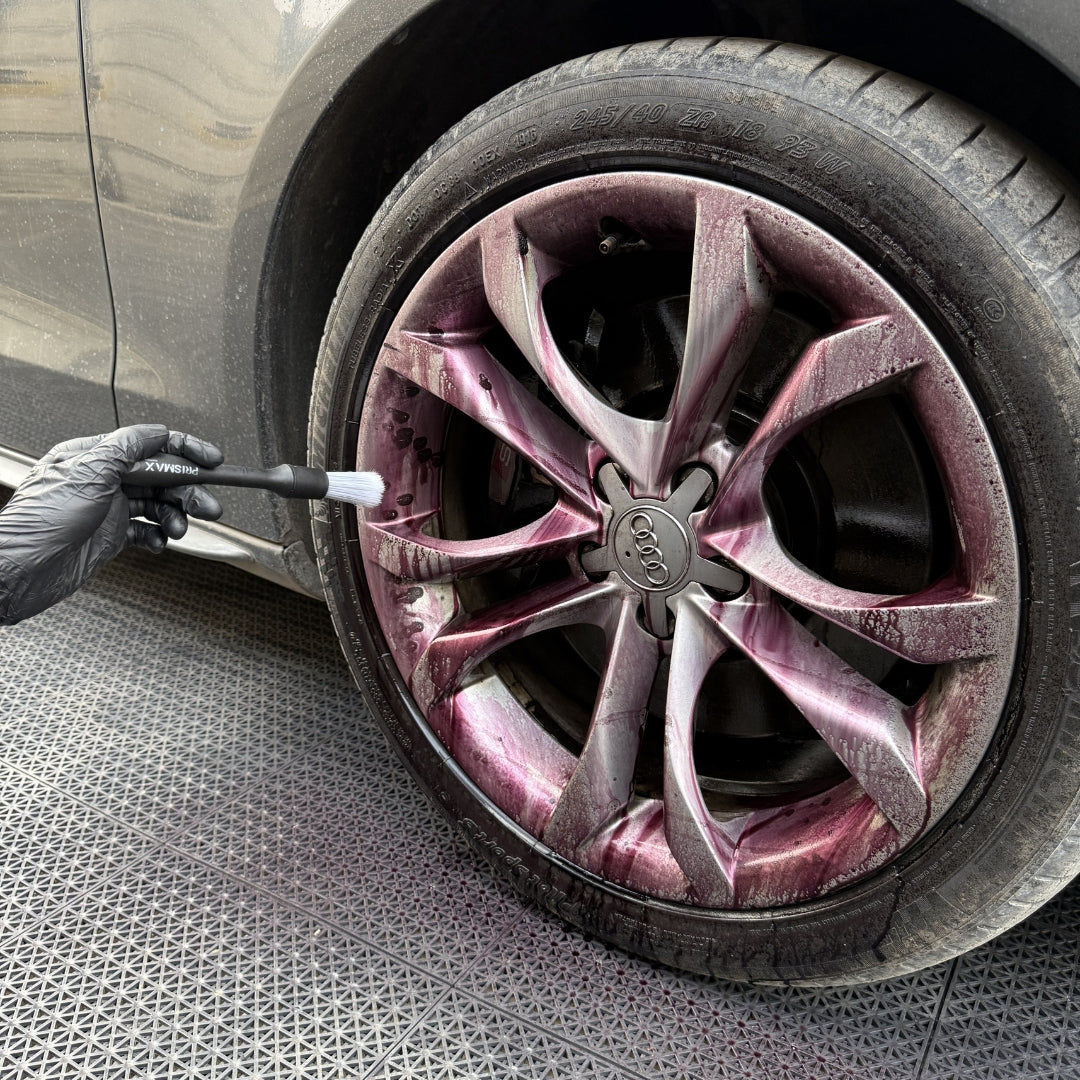 Two Prismax ProClean Brushes for precision cleaning, featuring durable bristles and ergonomic handles for detailed car care tasks.