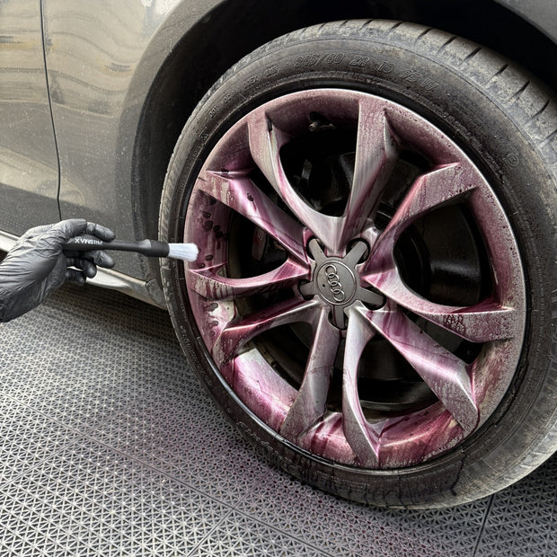 Two Prismax ProClean Brushes for precision cleaning, featuring durable bristles and ergonomic handles for detailed car care tasks.