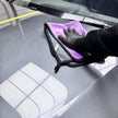 Two Prismax microfibre towels, 40x60cm, ultra-absorbent 600 GSM, mid-weight car care towels in a pack of two.