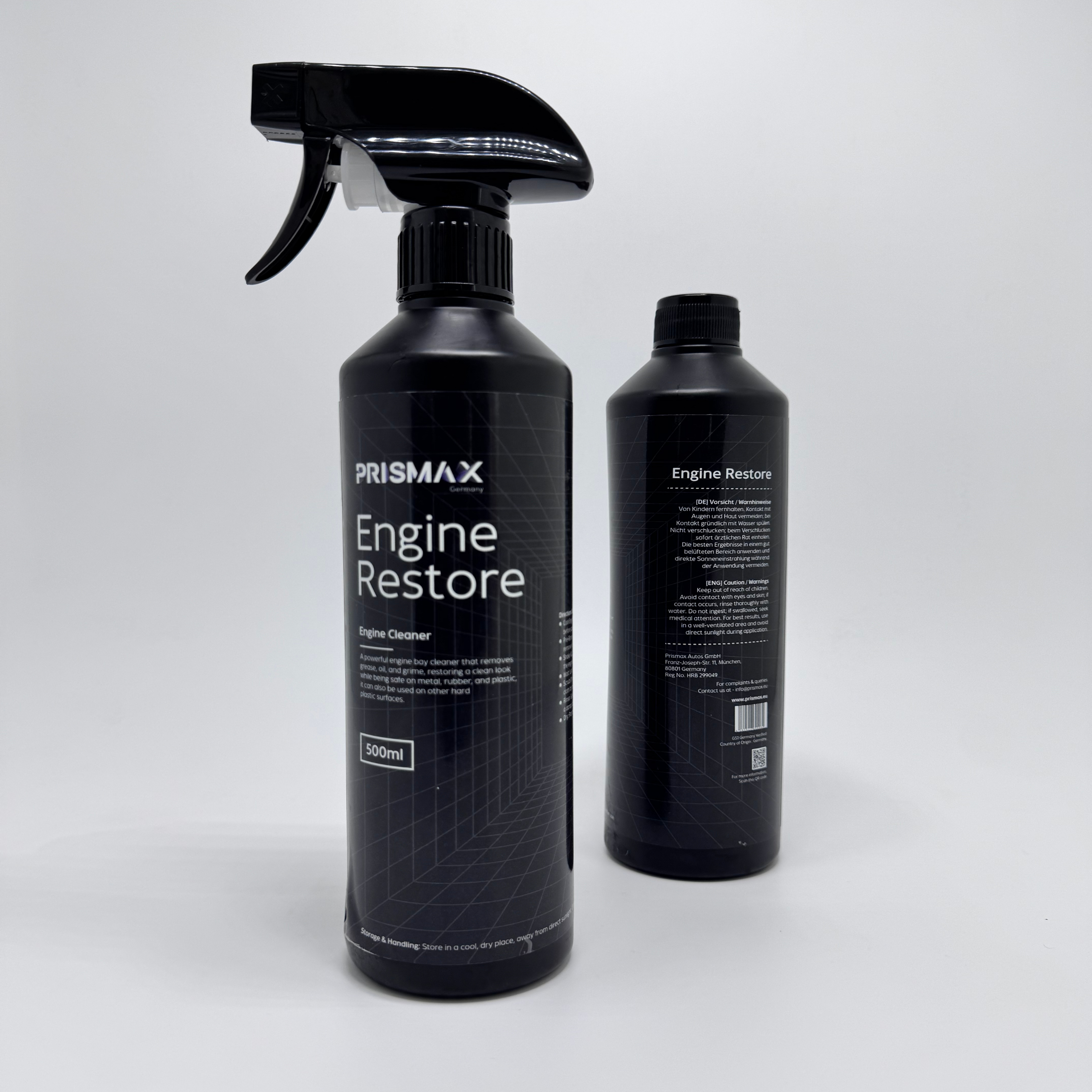EngineRestore - Engine Cleaner - Degreaser - 500ml - Prismax - Car Care Products