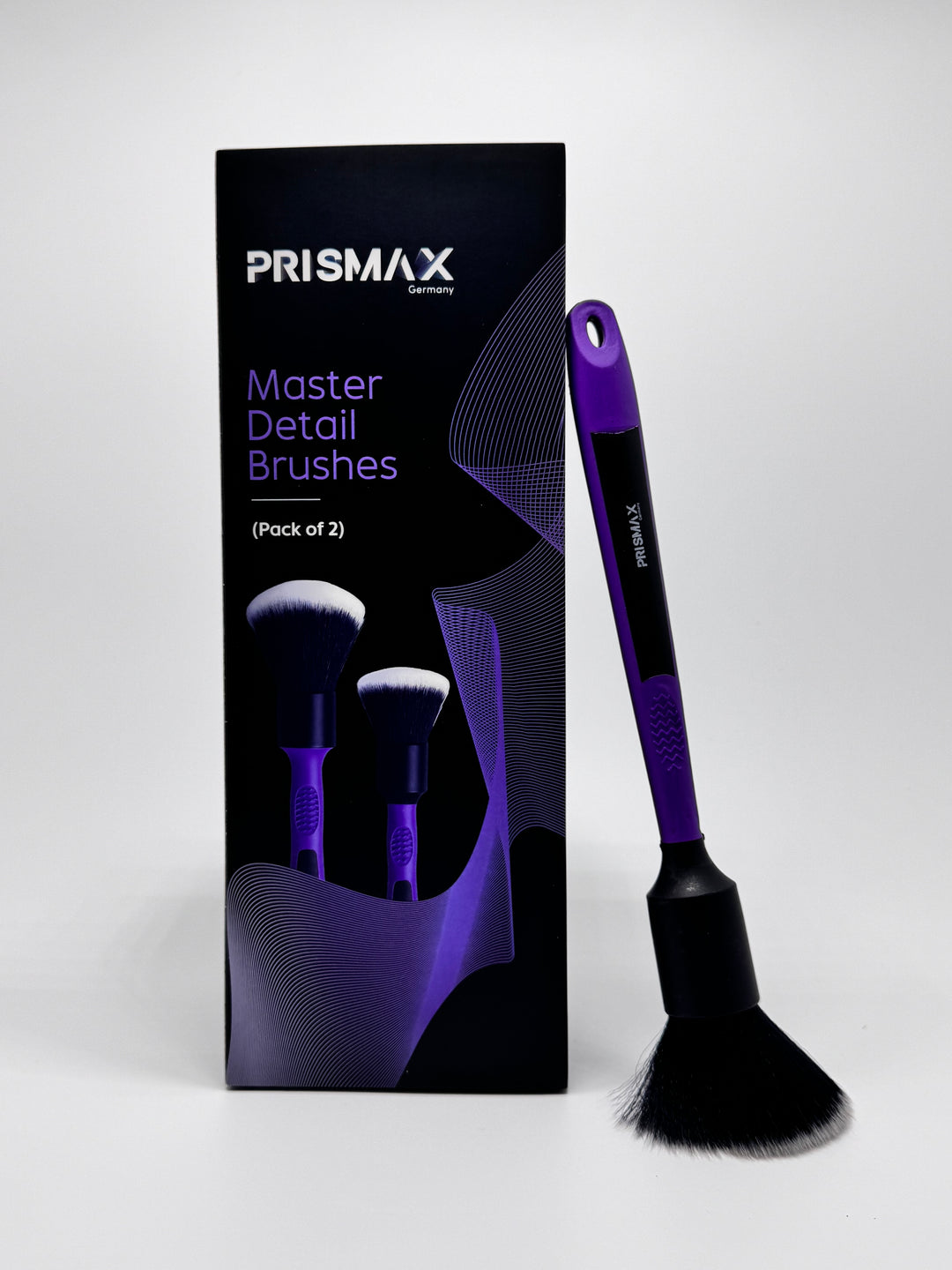 MasterDetail Brushes – Premium Professional-Grade Brushes (Pack of 2) - Prismax - Car Care Products