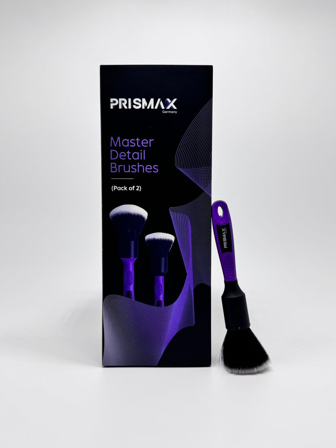MasterDetail Brushes – Premium Professional-Grade Brushes (Pack of 2) - Prismax - Car Care Products